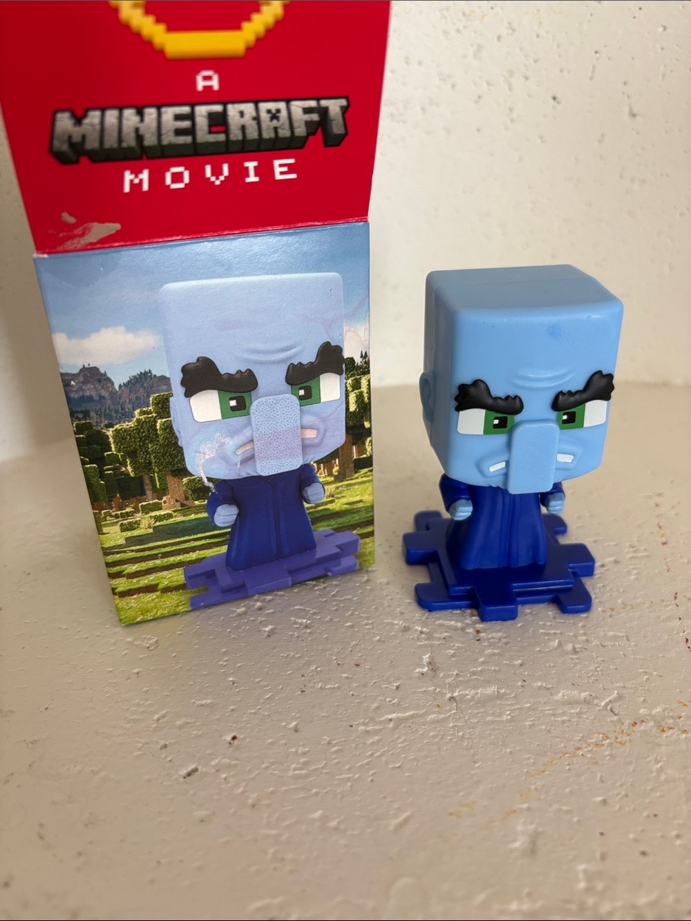 McDonalds Minecraft Movie Blue Evoker Figure